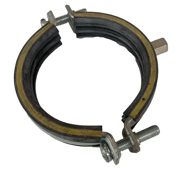 Pijpbeugel met inlage inox M8, 87-92 mm 12/4"