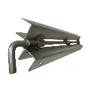 Hinge for driving panels, including mounting kit, 60 cm