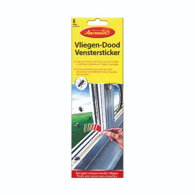 Flybait windowstrips, 6 stuks