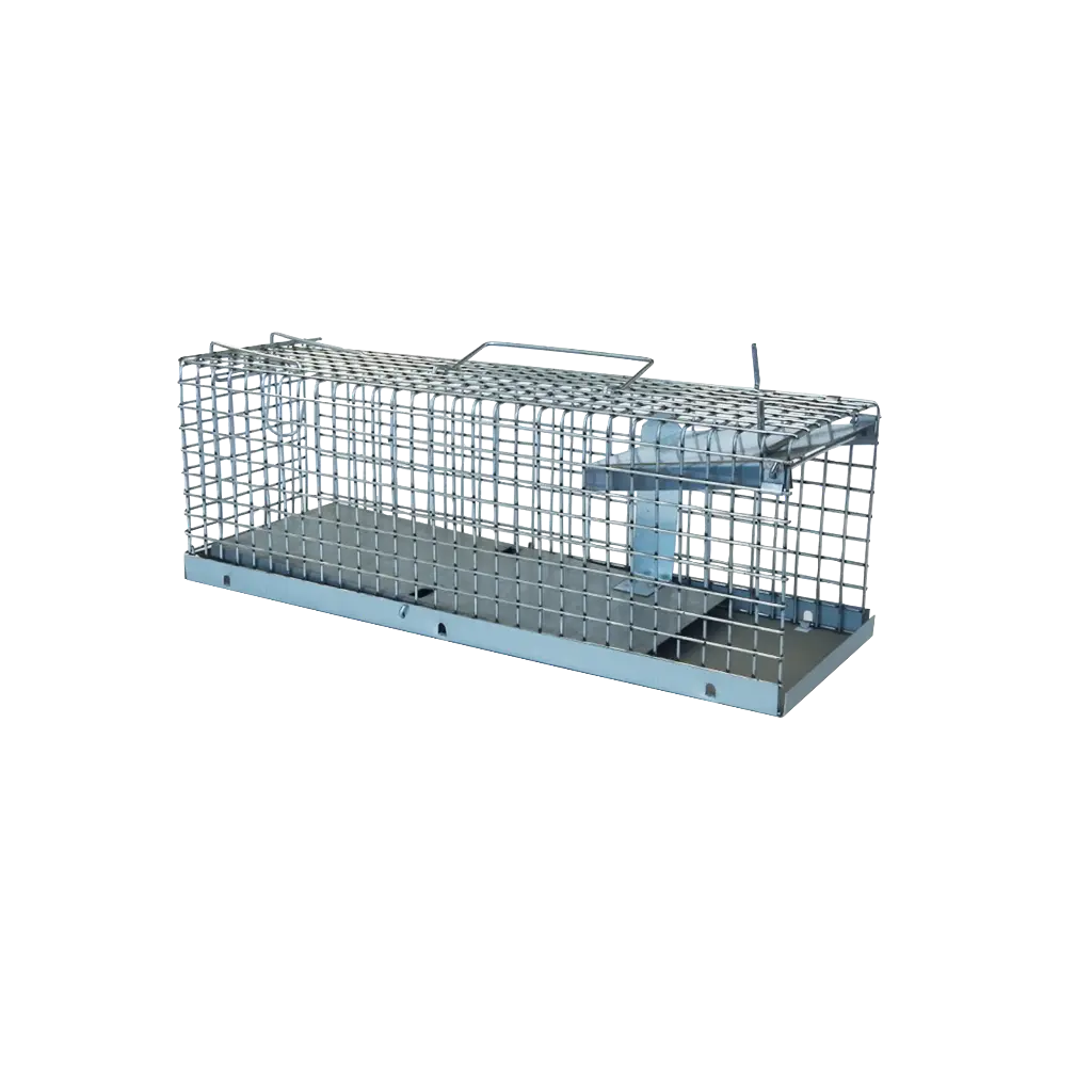 Rattenvangkooi met kantelval enkele ingang