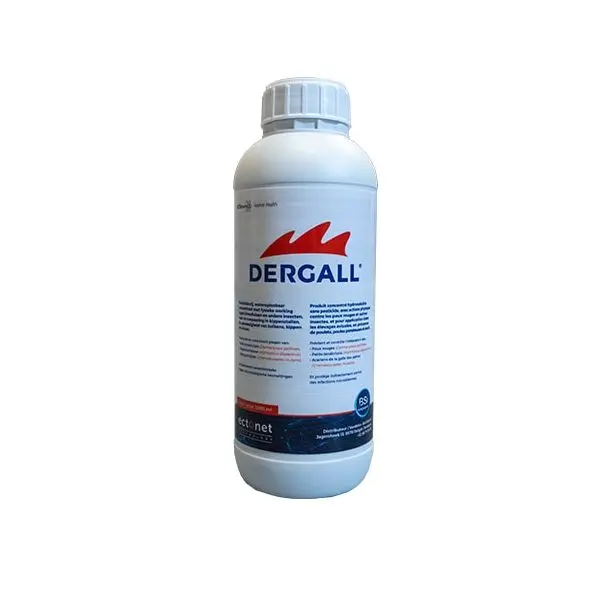 Dergall, 1 liter bloedluis voorkomen