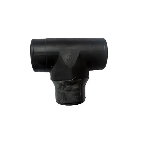 Rubber T-stuk aansluiting droogvoerleiding 45 - 110 mm