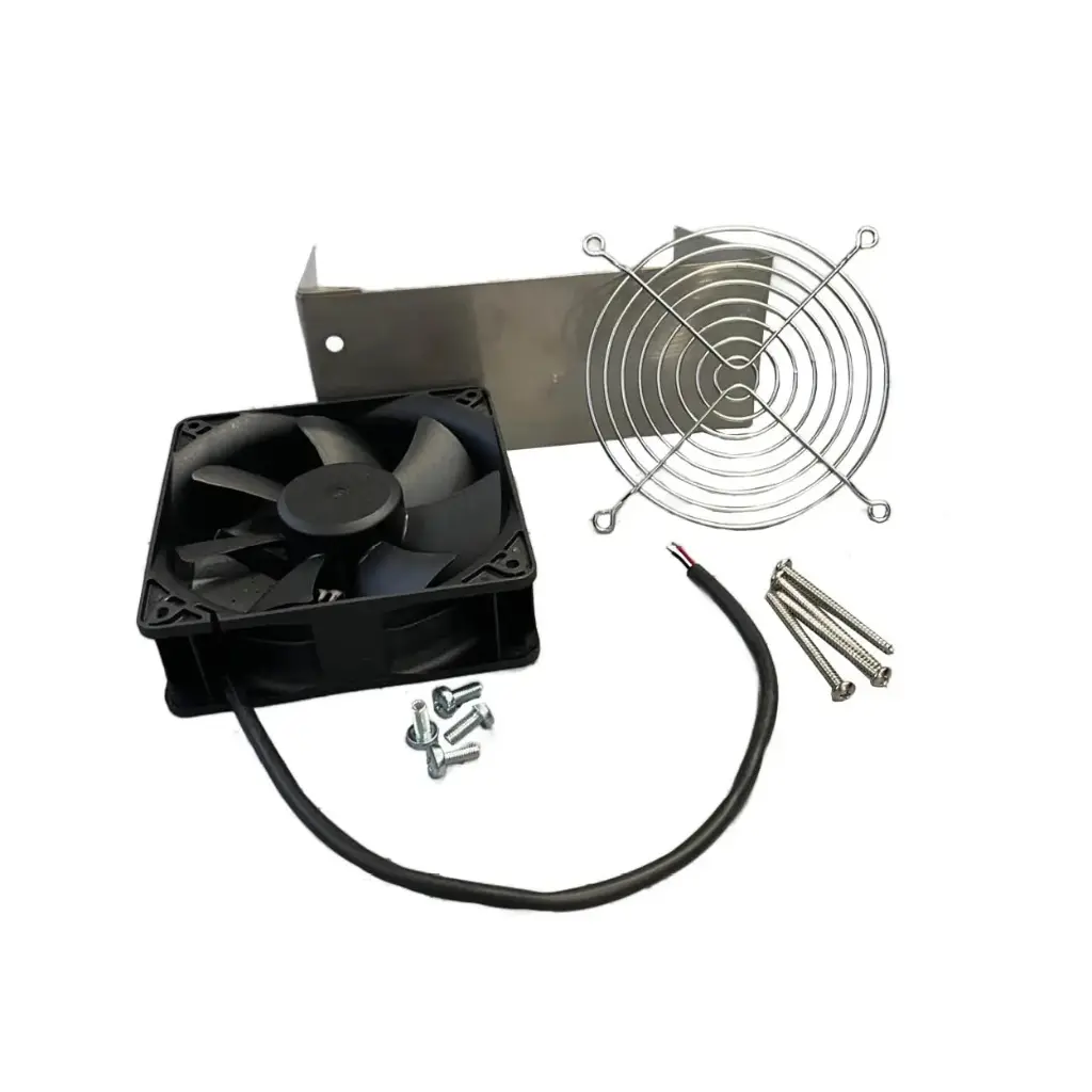 Wandbevestiging inclusief koelventilator t.b.v. frequentiesturing