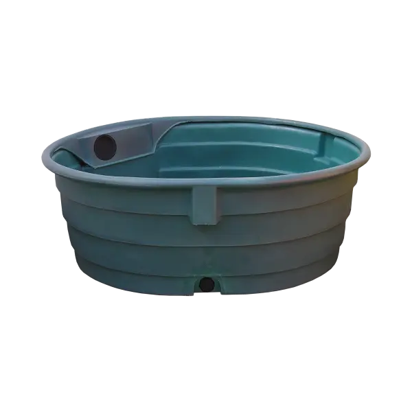 Weidedrinkbak poly-ethyleen, 1000 liter