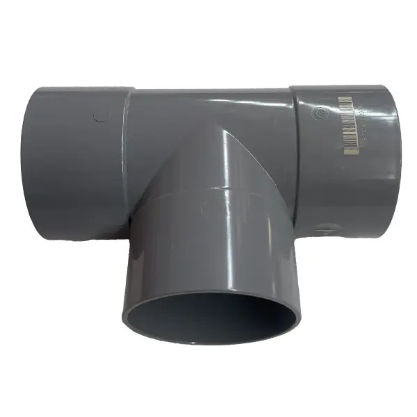 Sanitair T-stuk 90° FFF, 75 mm