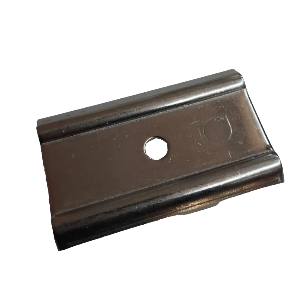 Koppelplaat muurmontage inox, 41