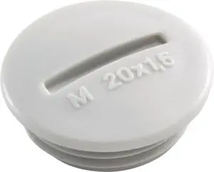Bouchon de fermeture M20 pour boîte de dérivation