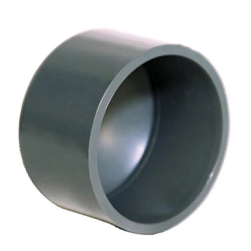 Embout de fermeture à coller en PVC