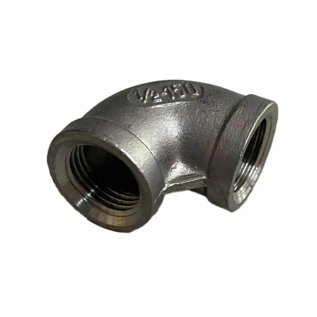 Draadbocht RVS 90°