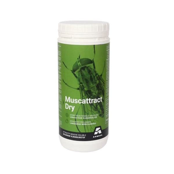 Navulling vliegenlokmiddel Muscattract Dry, 200gram