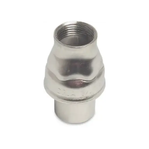 Clapet anti-retour inox, filetage intérieur