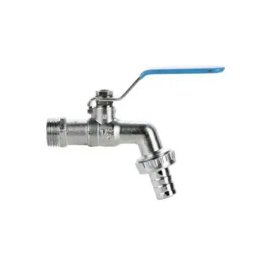 Double service tap stainless steel