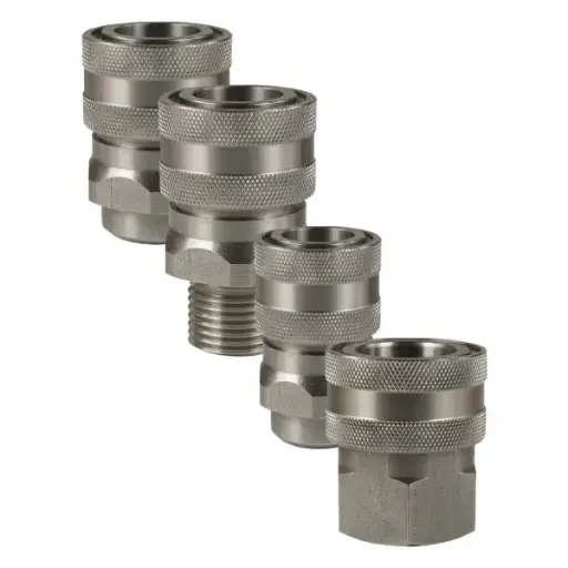 High-pressure quick coupling, female part