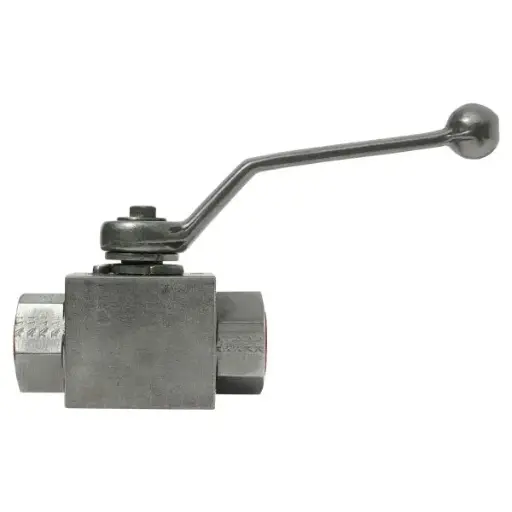 Ball valve for high-pressure line, 500 bar