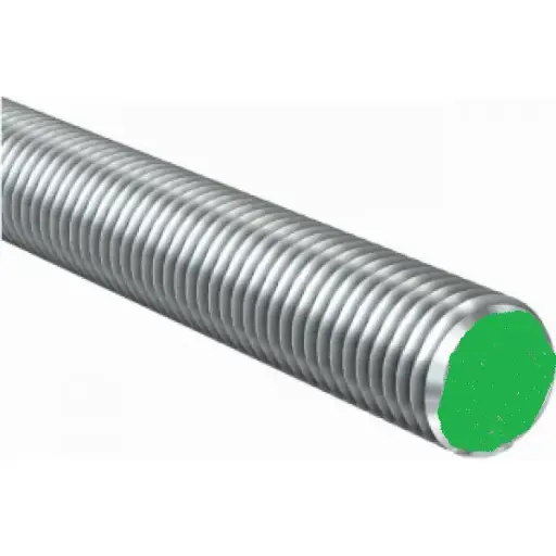 Stainless steel threaded rod, 100 cm