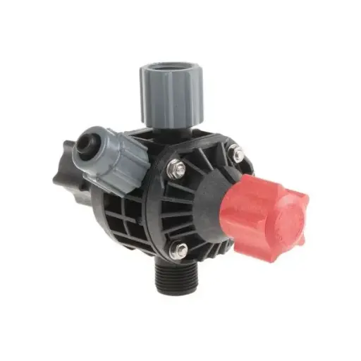 Pressure retaining and safety relief valve PVDF