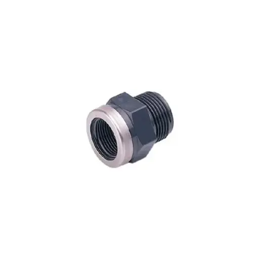 Verloopring PVC met inox ring - PN16 