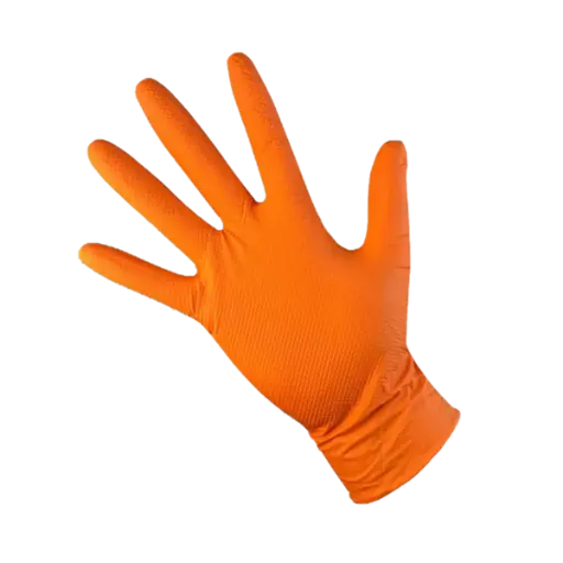 Wegwerphandschoenen T-Grip nitril, dispenser 50 stuks