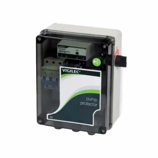 Control cabinet Vigilec Zerodrain, 230 V - 18 A (submersible pump)