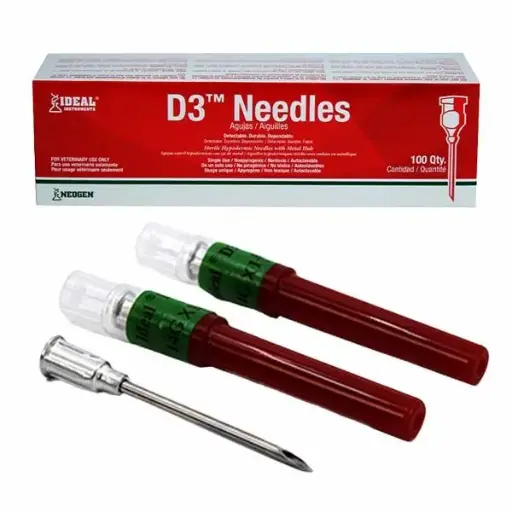 Magnetische naalden D3 aluminium, 100 stuks