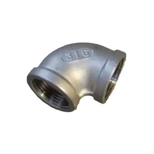 Coude 90° acier inoxydable