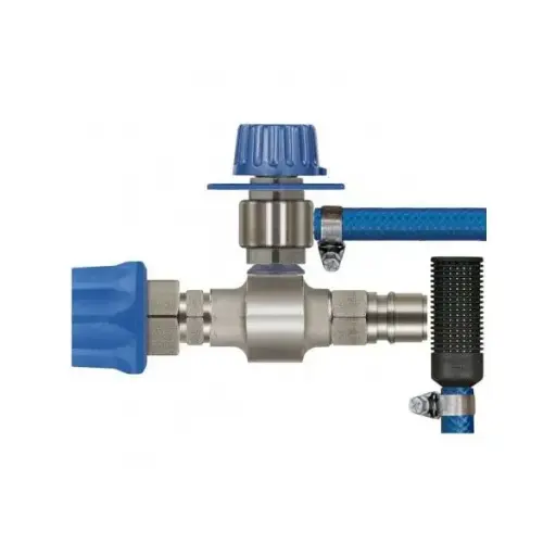 [A00293] IF Foamunit sur tuyau haute pression avec vanne de dosage