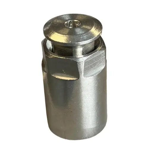 [A00383] Mof rvs 1/4" X 1/4"binnendraad