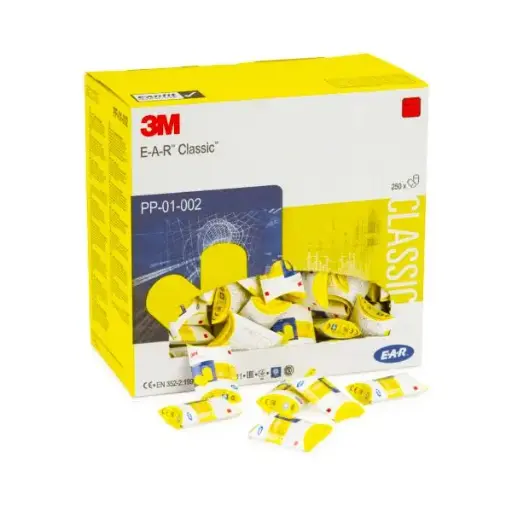 [A00423] 3M EAR Classic earplugs, box of 250 pieces