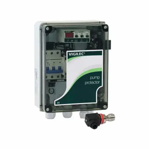 [A01024] Armoire de commande Vigilec Zero Sensor avec sonde, 400 V - 18 A (pompe de forage)