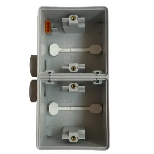 [A01094] Boîtier en saillie double horizontal