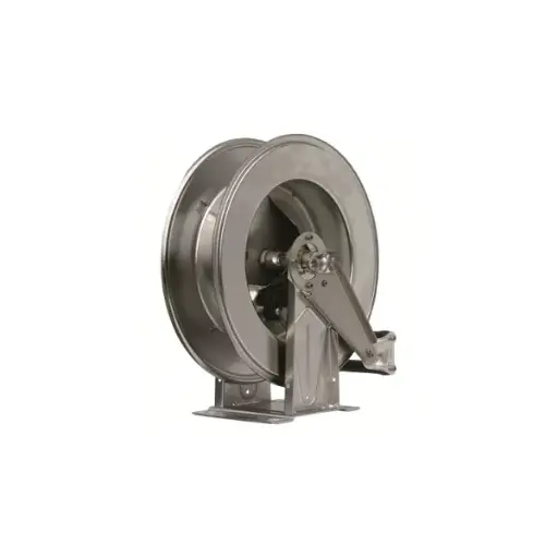 [A01421] Self-retracting high-pressure hose reel, 21 meters