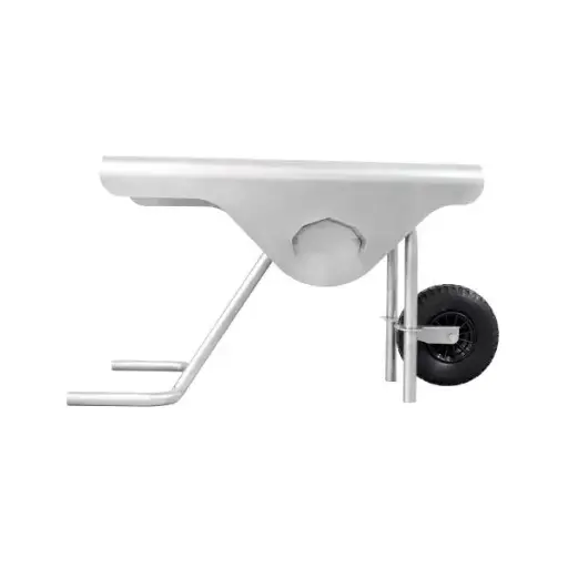 [A01702] Ergos mobile mounting chair stainless steel