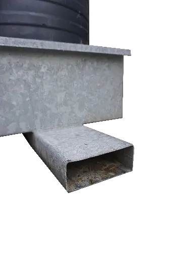 [A01810] Galvanized drum rack for 6 carcass bins