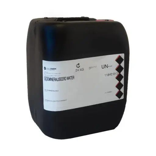 [A01830] Eau déminéralisée, 24 litres