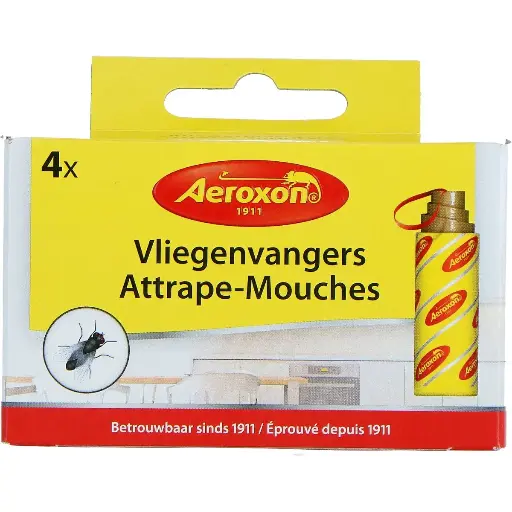[A02137] Vliegenvangers, 4 stuks