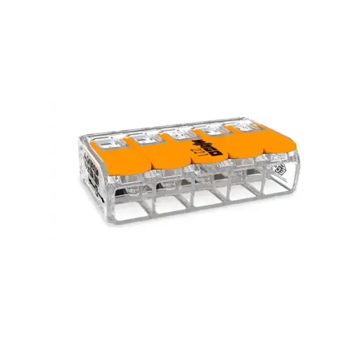 Borne de connexion Wago avec leviers de commande