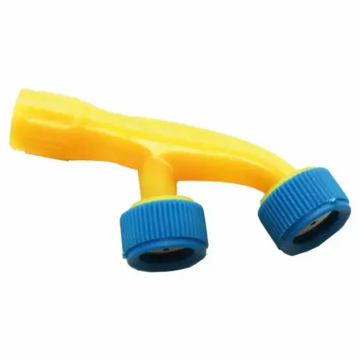 [A02699] Double flat fan nozzle for battery sprayer