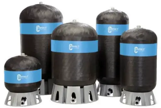Pressure vessel with membrane